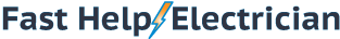 Fast Help Electrician Logo Electrician Logo
